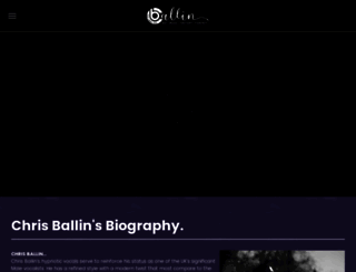 chrisballin.co.uk screenshot