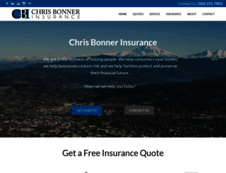 chrisbonnerinsurance.com screenshot