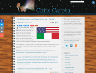 chriscarosa.com screenshot