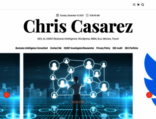 chriscasarez.com screenshot