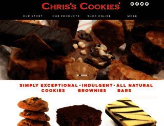 chriscookies.com screenshot