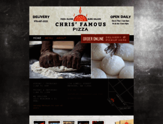 chrisfamouspizza.com screenshot