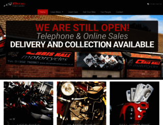 chrishallmotorcycles.co.uk screenshot