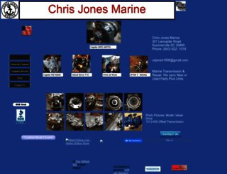 chrisjonesmarine.com screenshot