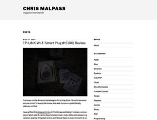 chrismalpass.net screenshot