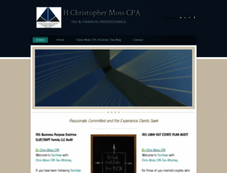 chrismosscpa.com screenshot