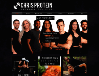 chrisprotein.com screenshot