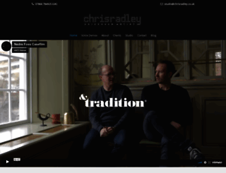 chrisradley.co.uk screenshot