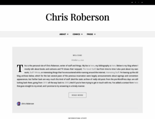 chrisroberson.net screenshot
