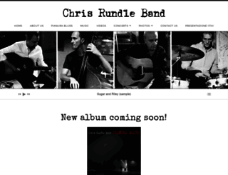 chrisrundleband.com screenshot