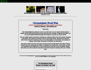 christadelphia.org screenshot