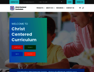 christcentercurriculum.com screenshot