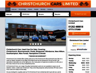 christchurchcars.com screenshot