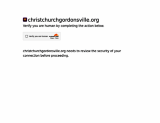 christchurchgordonsville.org screenshot