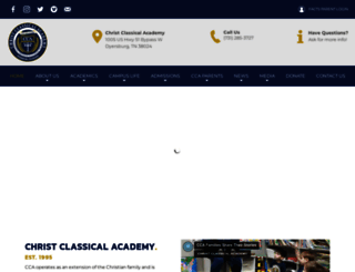 christclassicalacademy.com screenshot