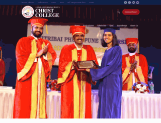 christcollegepune.org screenshot