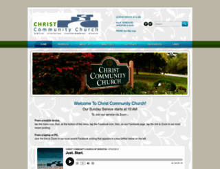 christcomyounity.com screenshot