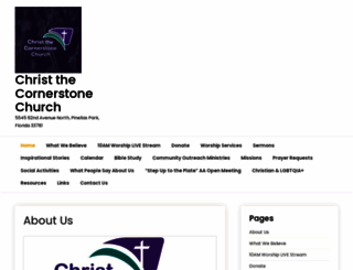 christcornerstone.com screenshot