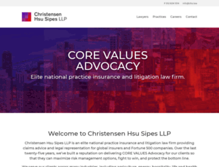 christensenlaw.com screenshot