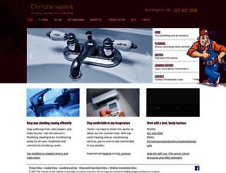 christensensplumbingheatingac.com screenshot