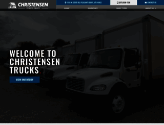 christensentrucksales.com screenshot