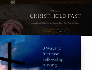 christholdfast.org screenshot