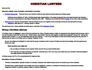 christian-lawyer.net screenshot