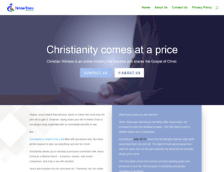 christian-witness.org screenshot