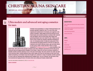 christianacunaskincare.wordpress.com screenshot
