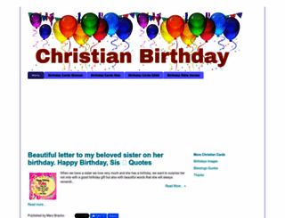 christianbirthday.com screenshot