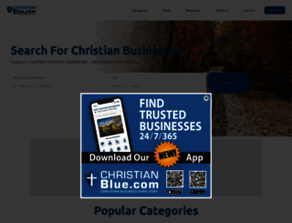 christianbluepages.com screenshot