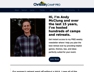 christiancamppro.com screenshot