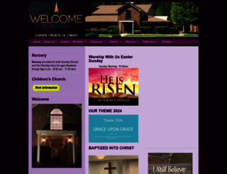 christianchurch-garnerchurchofchrist.org screenshot