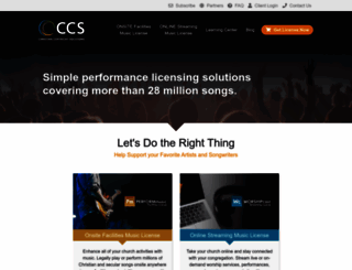 christiancopyrightsolutions.com screenshot