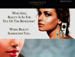 christiancosmetics.com screenshot