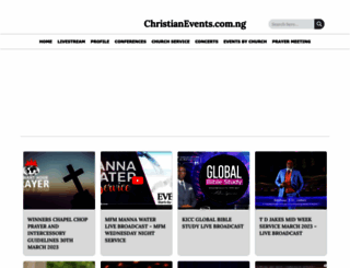 christianevents.com.ng screenshot
