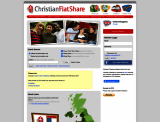 christianflatshare.org screenshot
