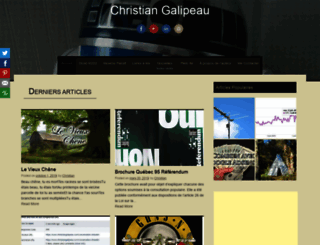 christiangalipeau.com screenshot
