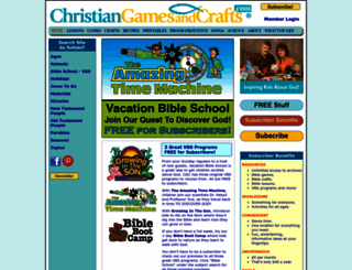 christiangamesandcrafts.com screenshot
