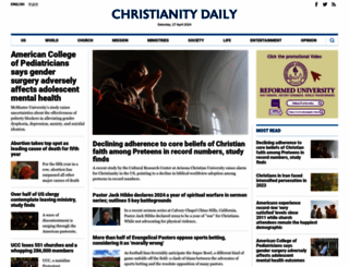christianitydaily.com screenshot