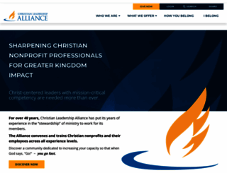 christianleadershipalliance.org screenshot