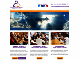 christianleadershipministries.org.uk screenshot