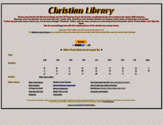 christianlibrary.org screenshot