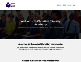 christianministryacademy.org screenshot