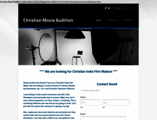 christianmovieaudition.com screenshot