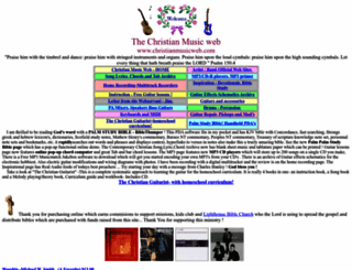 christianmusicweb.com screenshot