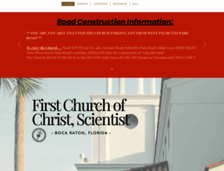 christianscienceboca.org screenshot