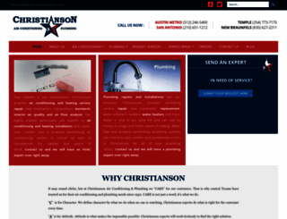 christiansonco.com screenshot