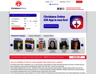 christiansonline.com.au screenshot