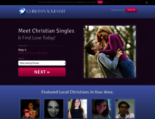 christiansoulmate.com screenshot